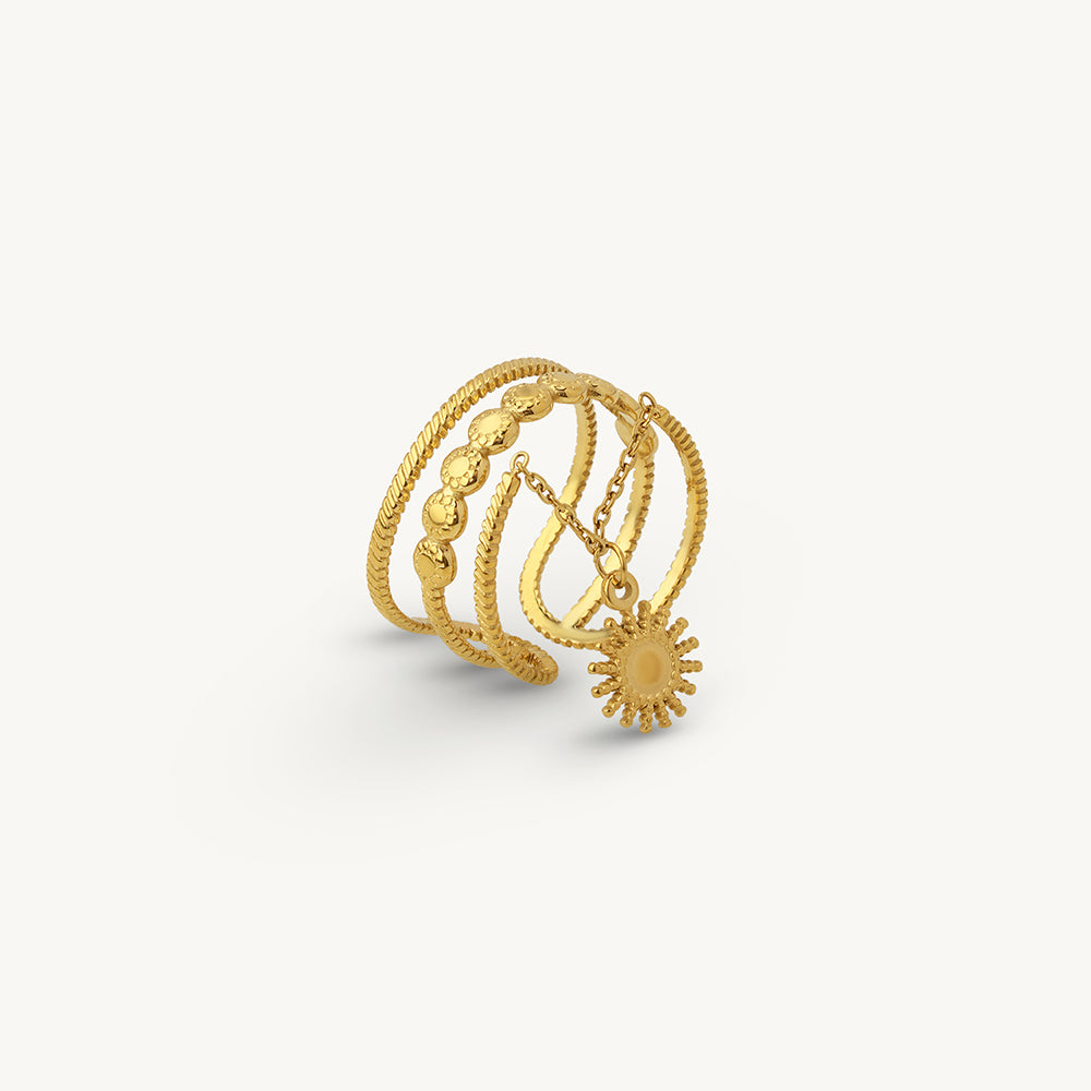 Celestial Charm Dangle Ring