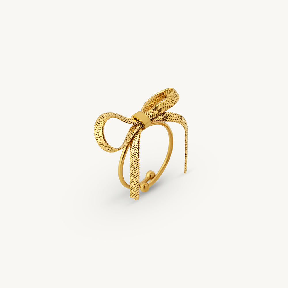 Elegant Bow Ring