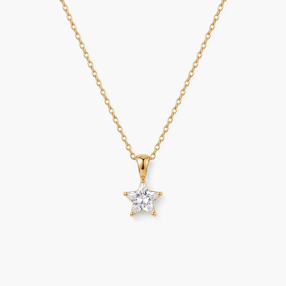 Mini Star Charm Pendant Necklace