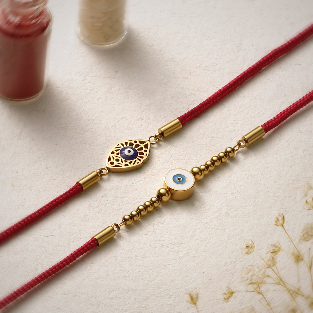 Luminous Wishes Rakhi Set