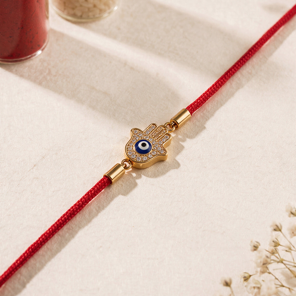 Protective Hamsa Evil Eye Rakhi