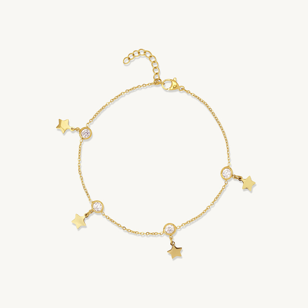 Tiny Starlight Charm Bracelet