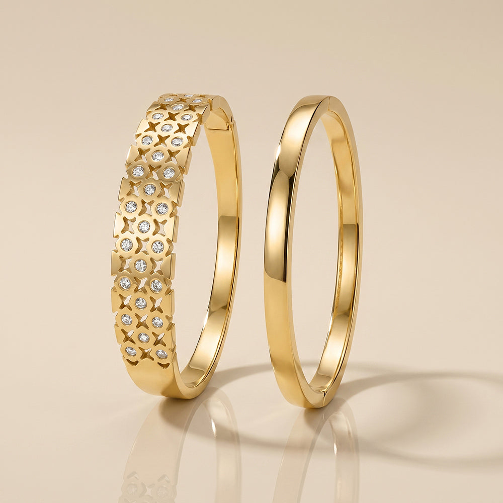 Shimmering Star Bangle Set