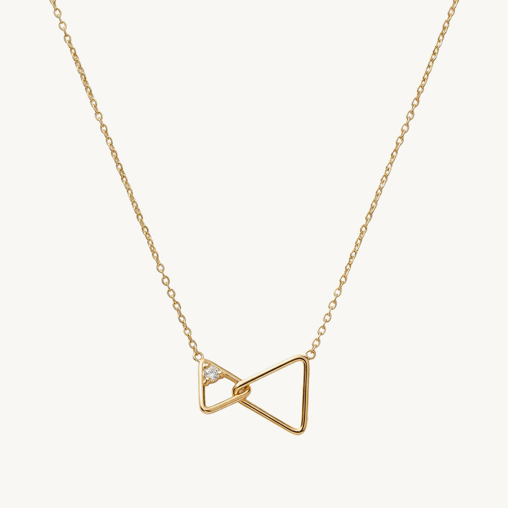 Minimal Dual Triangle Interlocked Necklace