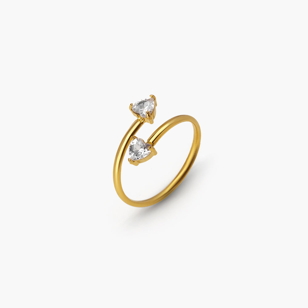 Aurelia Twin Crystal Ring