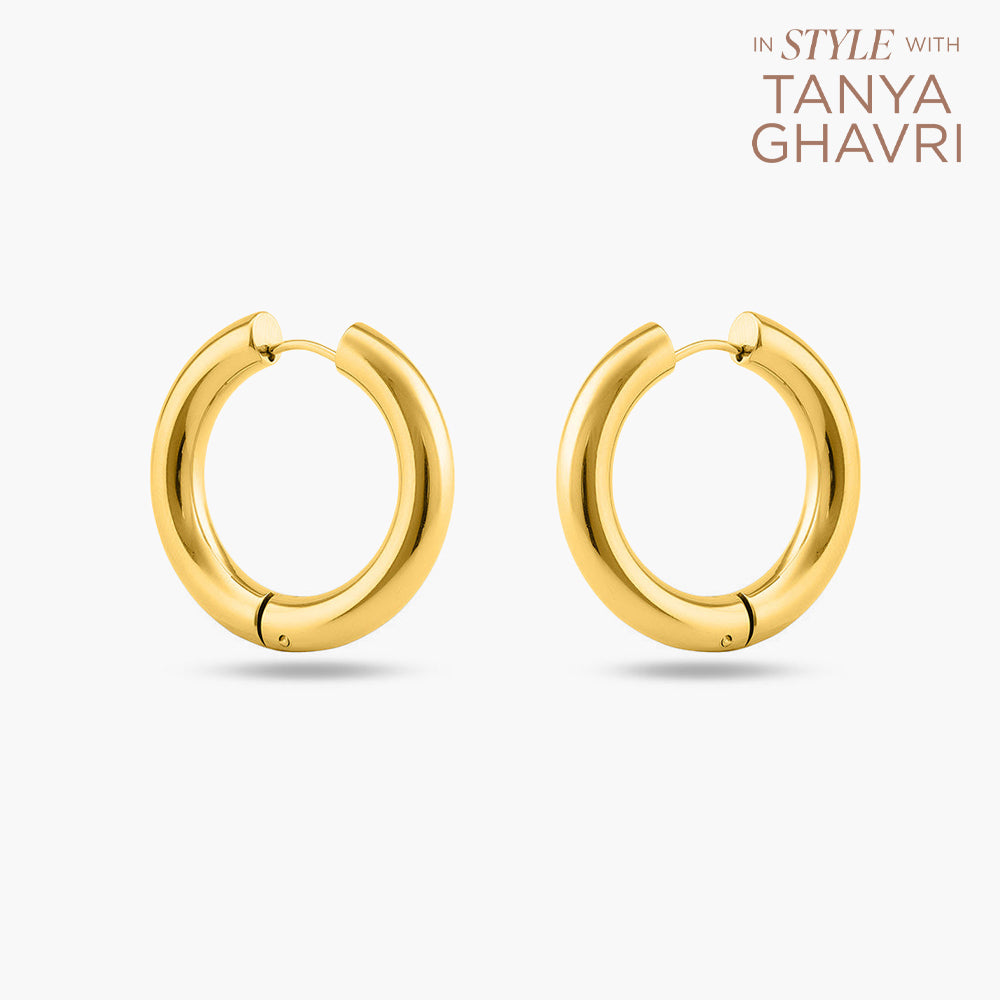 Classic Round Hoop Earrings