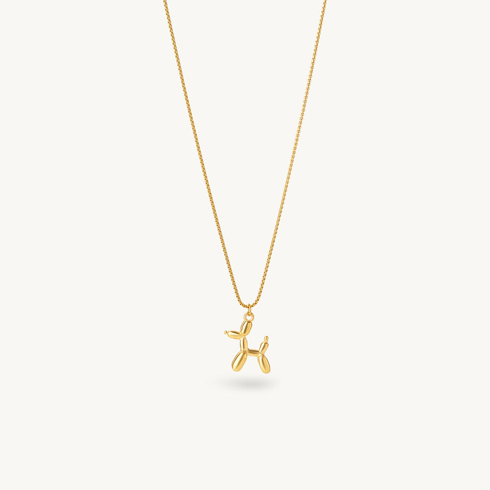 Petite Balloon Horse Pendant Necklace