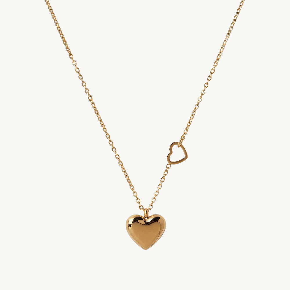 Dainty Cupid Heart Pendant Necklace