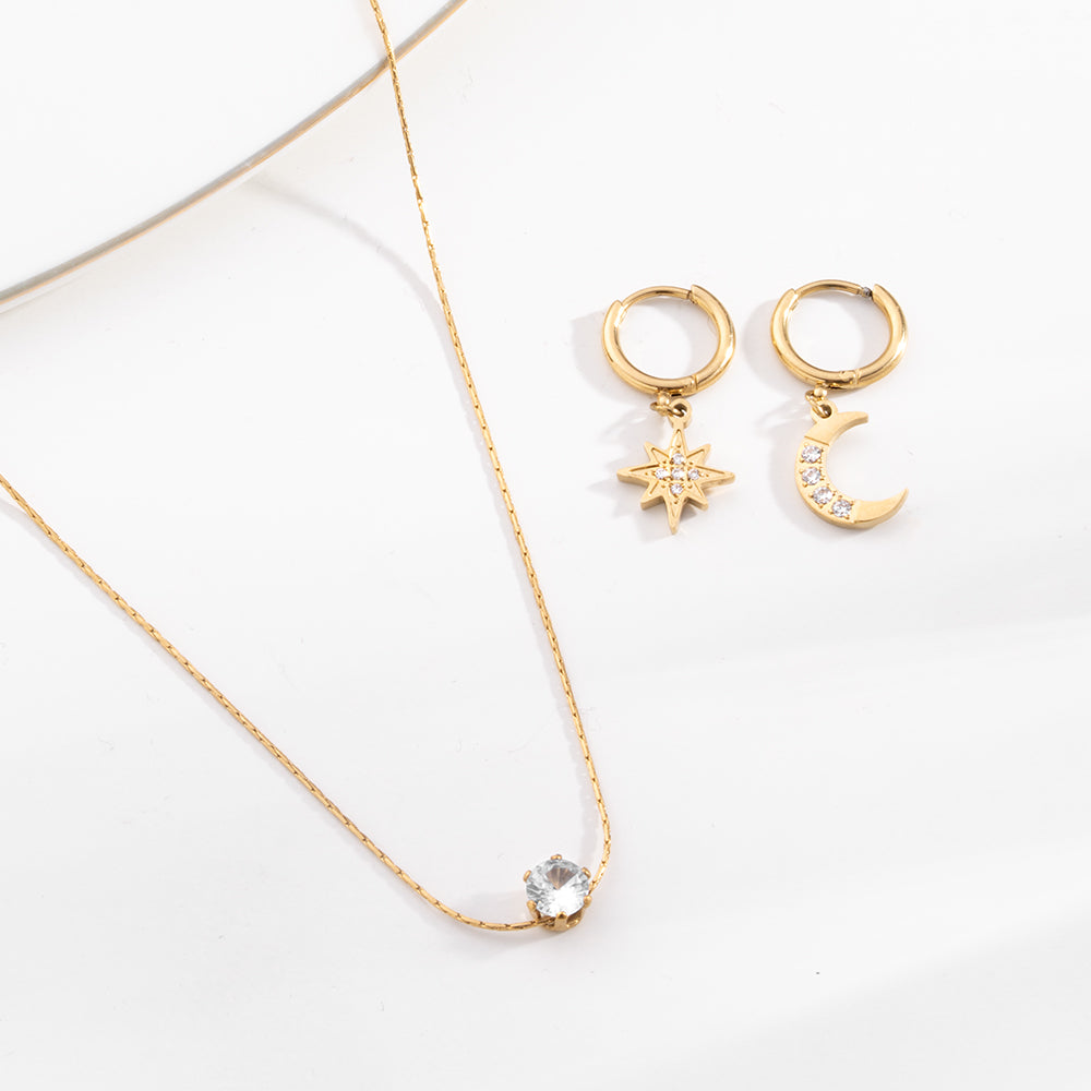 Timeless Star Moon Spark Jewellery Set