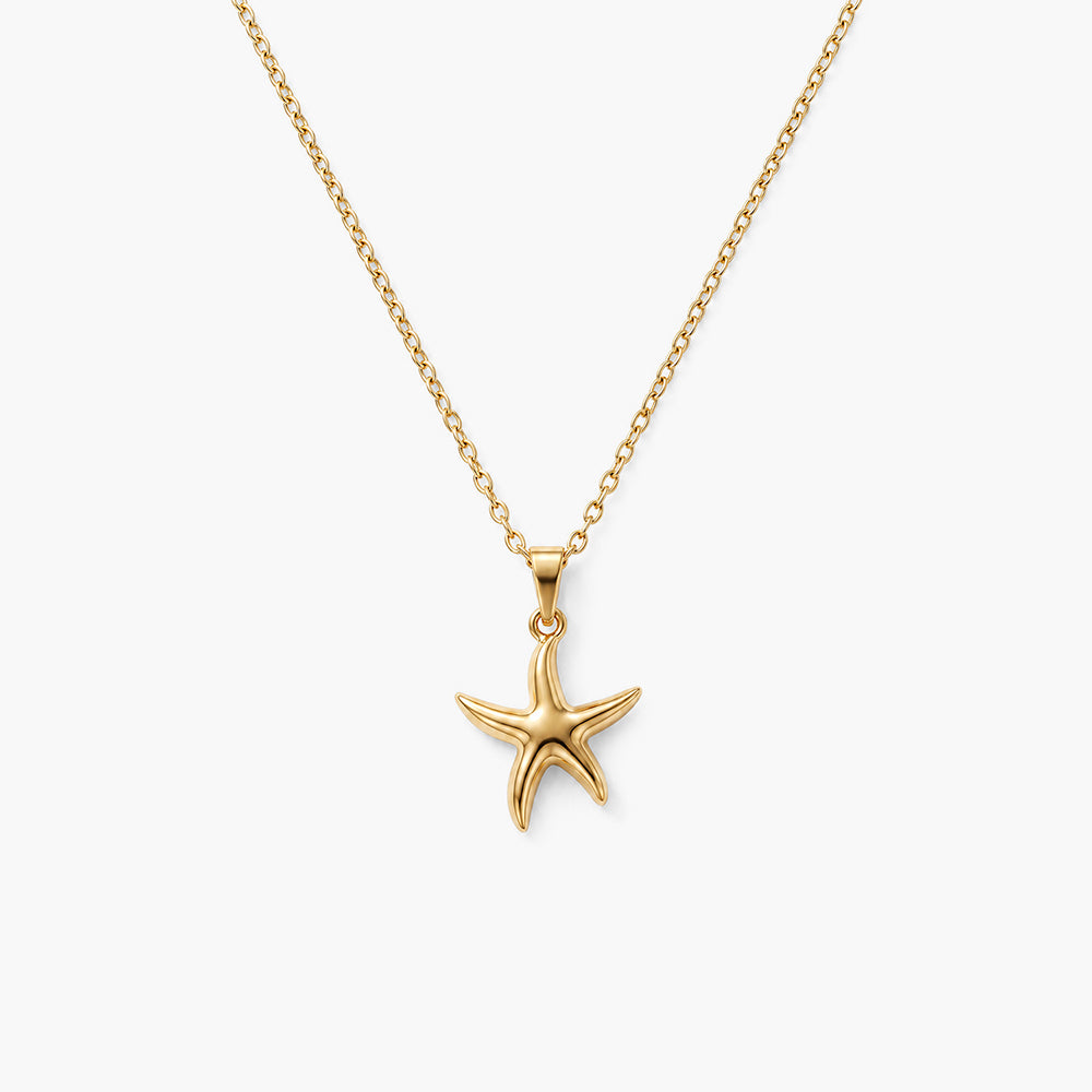 Aurelia Starfish Charm Necklace
