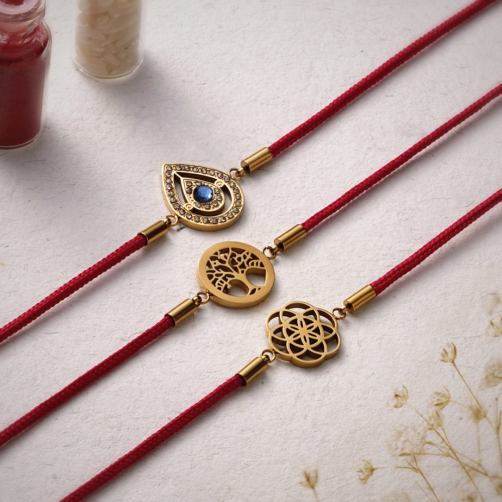 Serene Talisman Rakhi Set