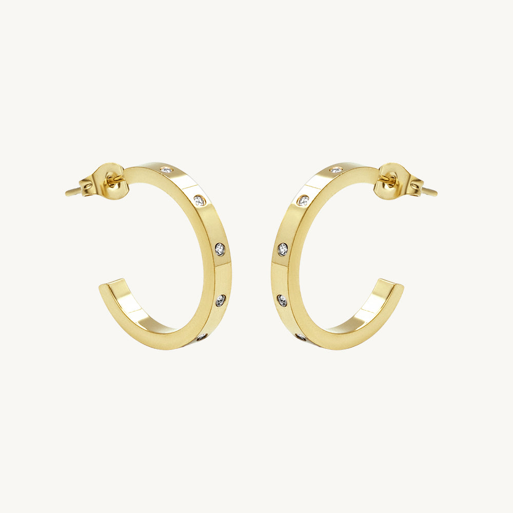 Classic Half Hoop Earrings