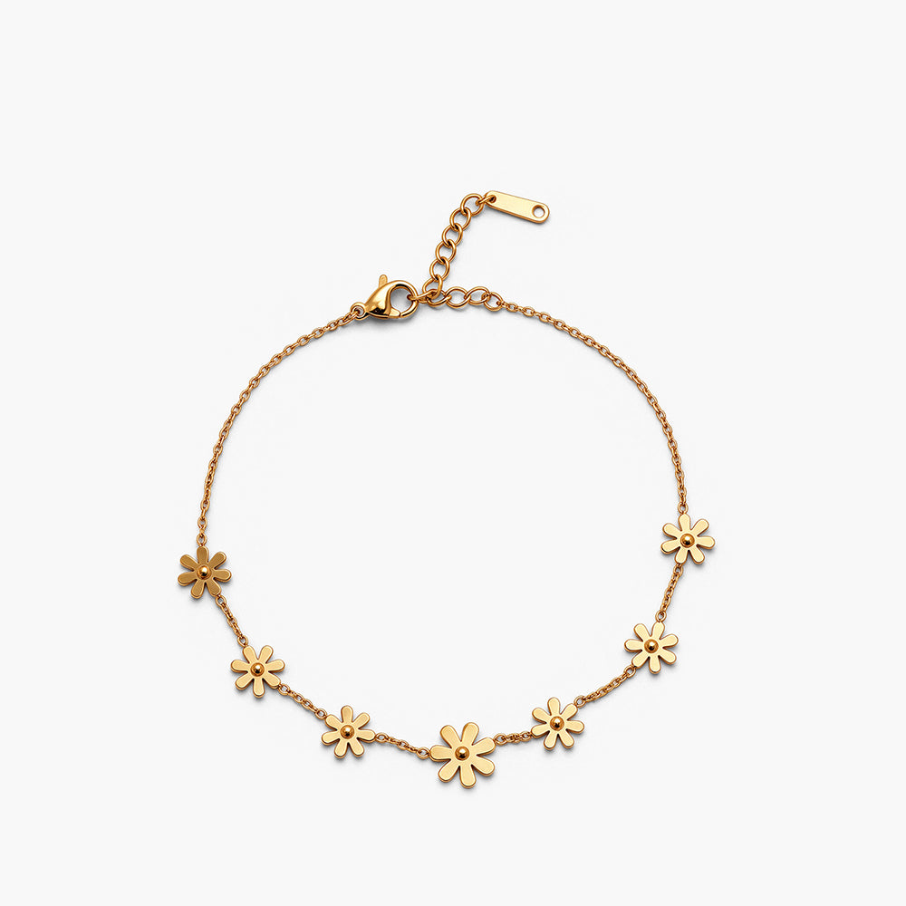Floral Finesse Anklet