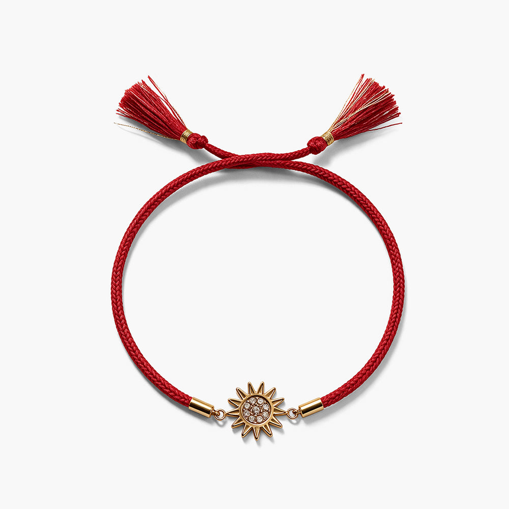 Radiant Crystal Sun Rakhi