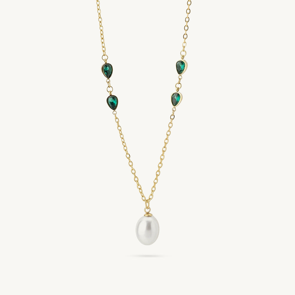 Sparkle Pearl Grace Necklace