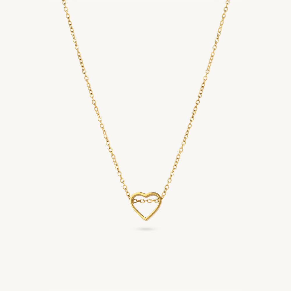 Open Heart Necklace