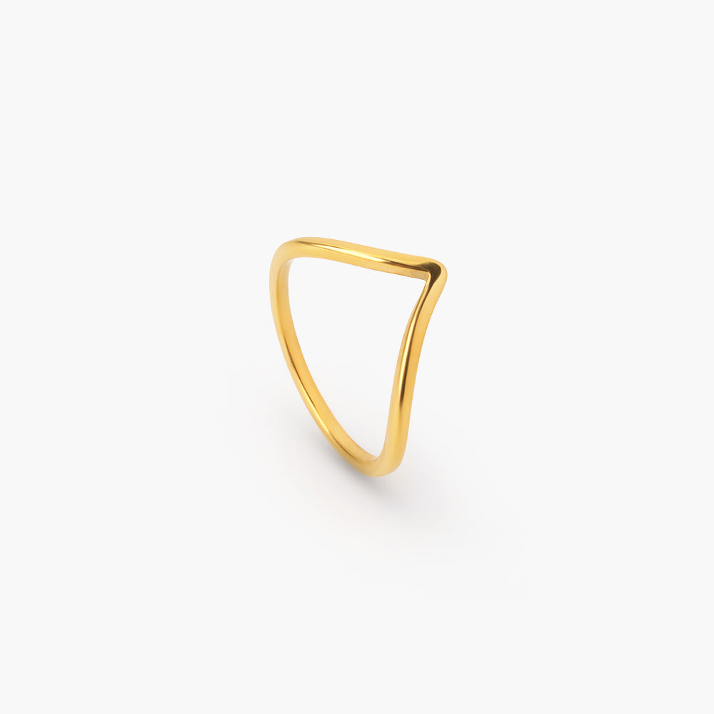 Minimal V Curve Ring