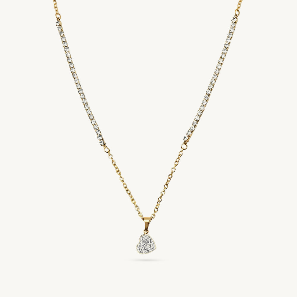 Gleaming Mini Heart Necklace