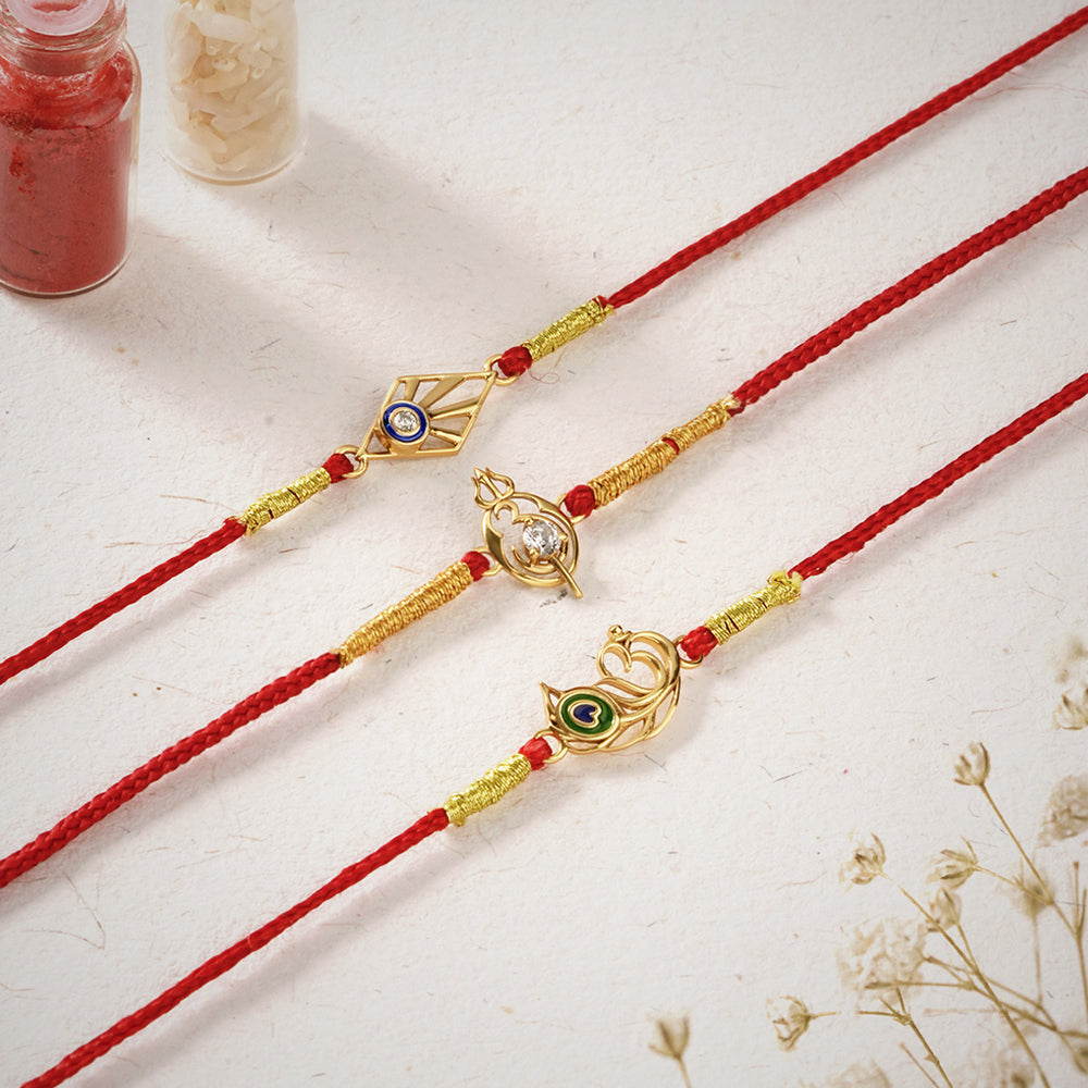 Threads of Fortune Rakhi Set