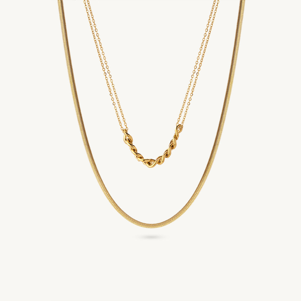 Link Layered Necklace