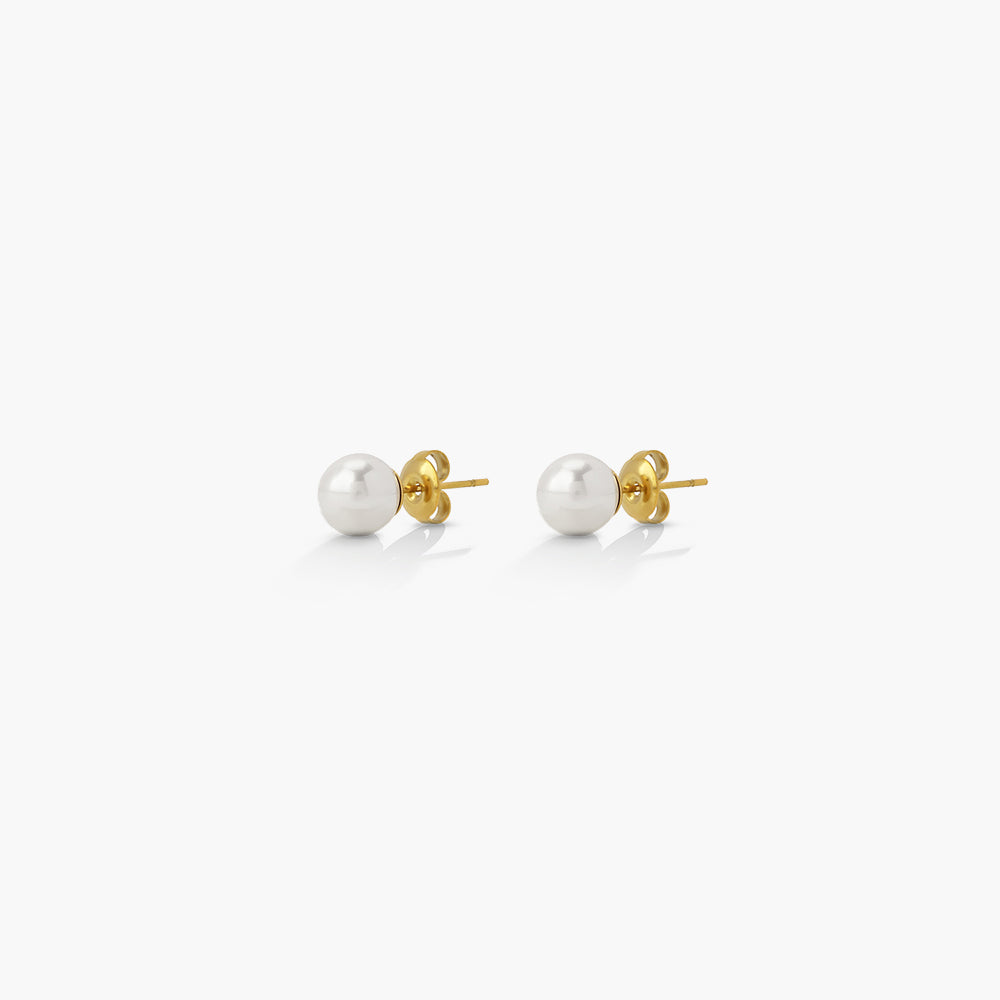Petite Pearl Stud Earrings