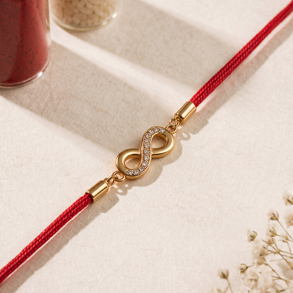 Prosperity Crystal Infinity Rakhi