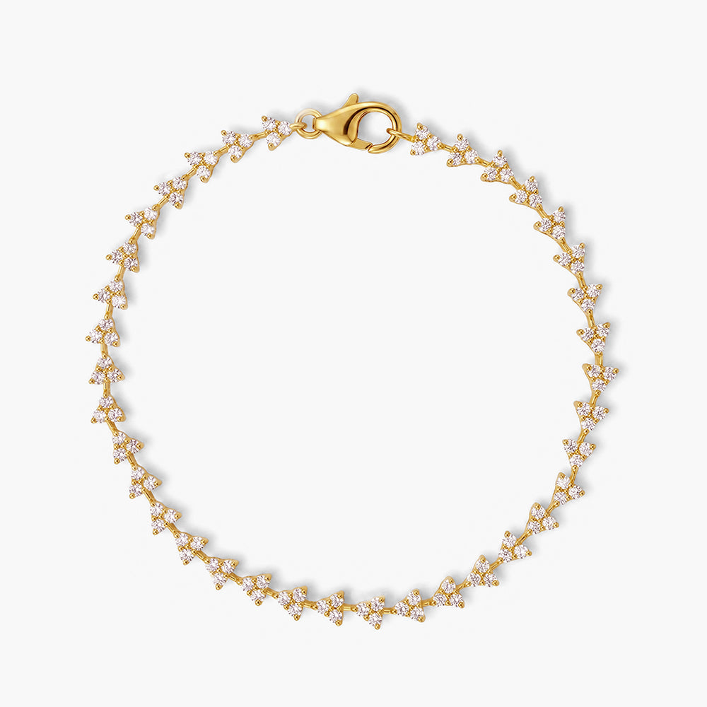 Micro Bead Link 925 Sterling Silver Bracelet