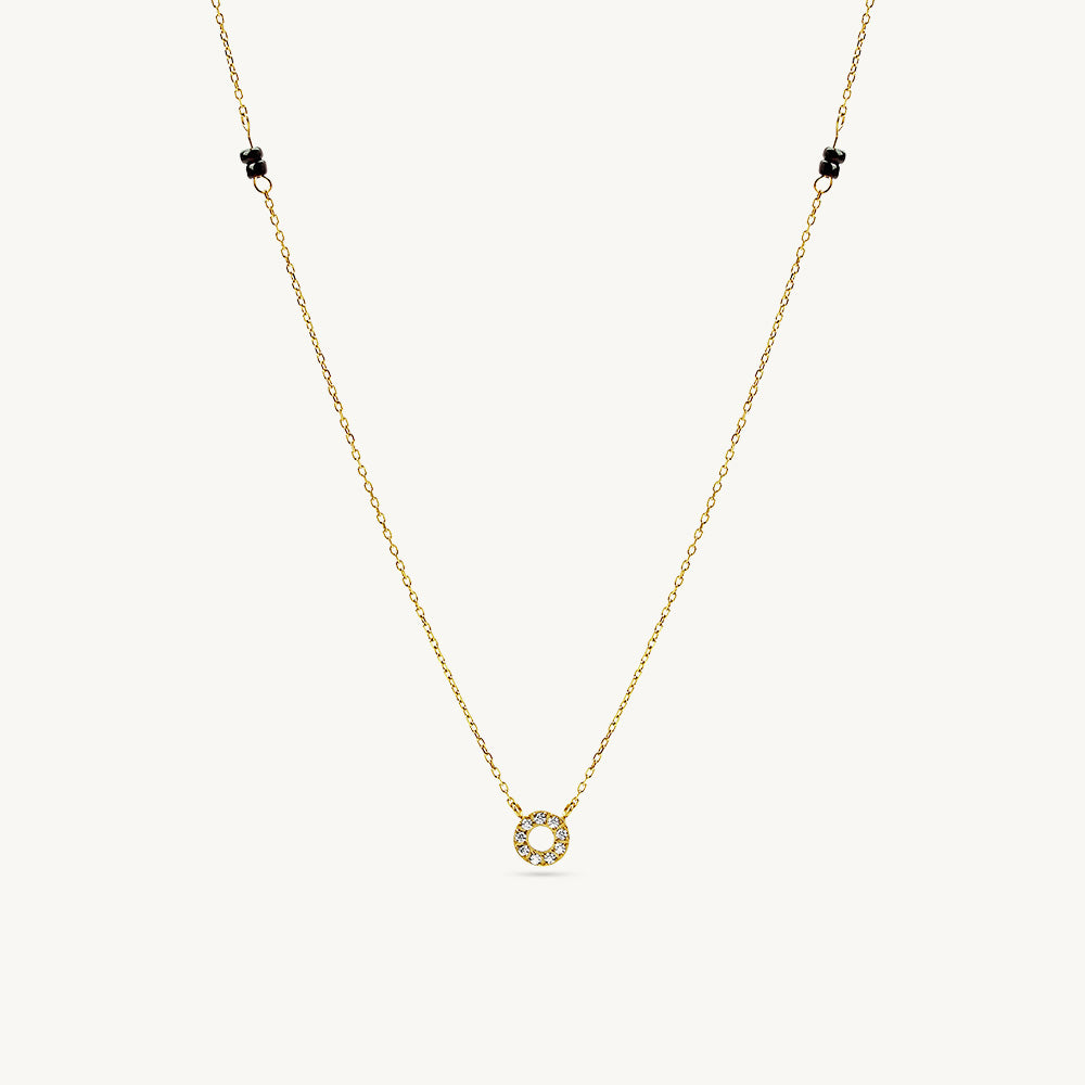 Luna Halo Spark Demifine Mangalsutra
