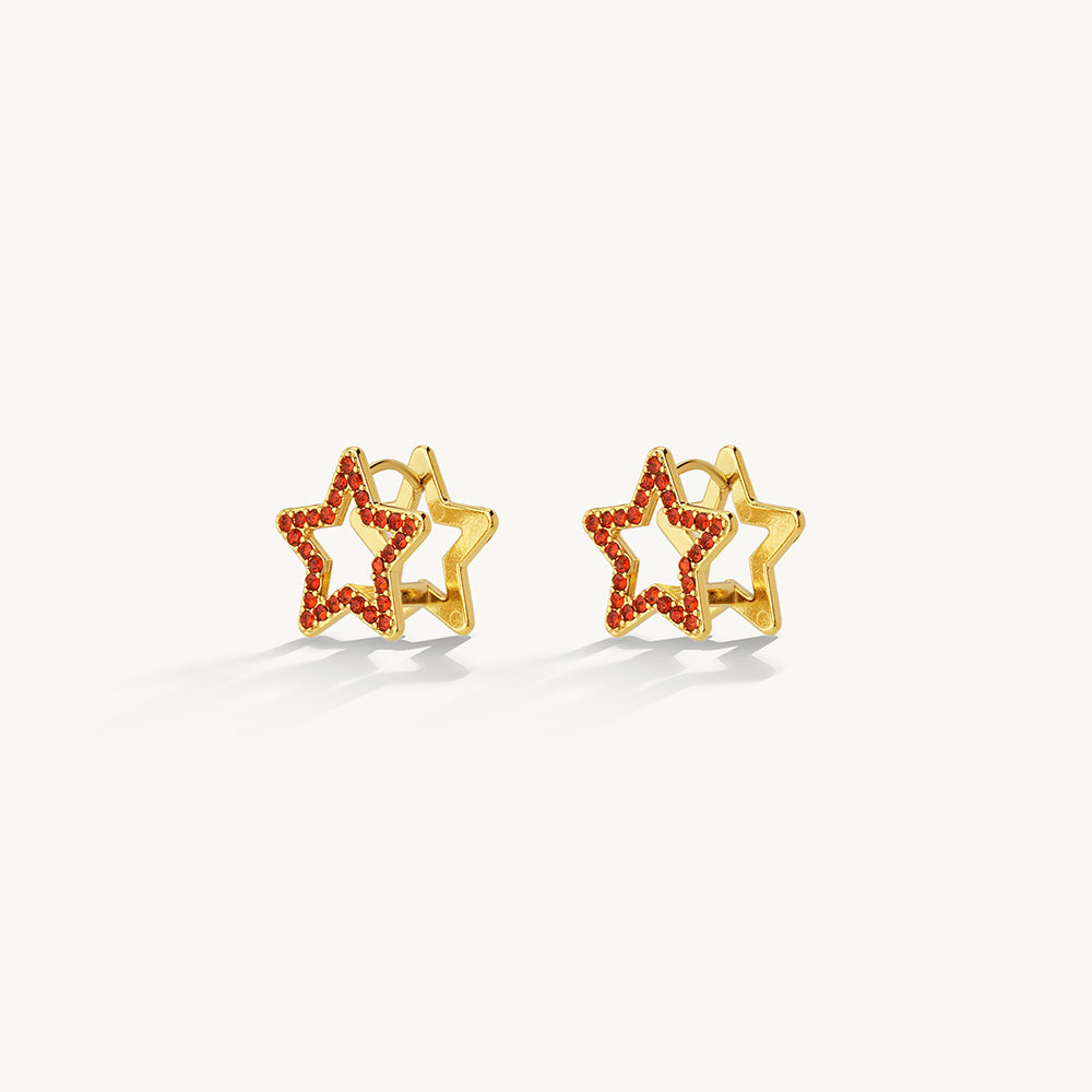 Celestial Star Stud Earrings