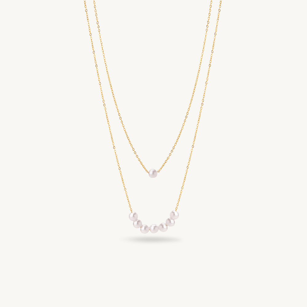 Ivory Pearl Layer Necklace