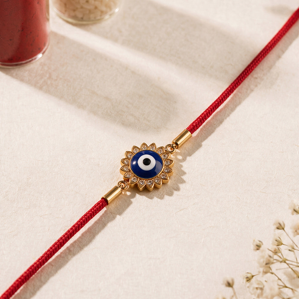 Prosperity Sun Evil Eye Rakhi