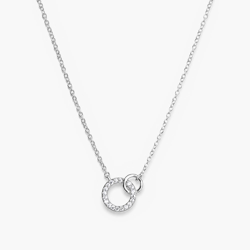 Aurielle Bondline Platinum Plated 925 Sterling Silver Necklace