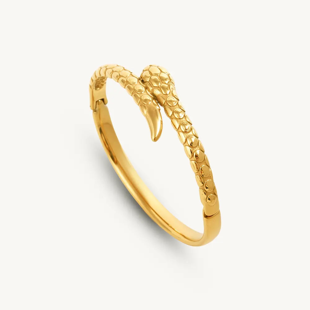 Textured Golden Venom Bracelet