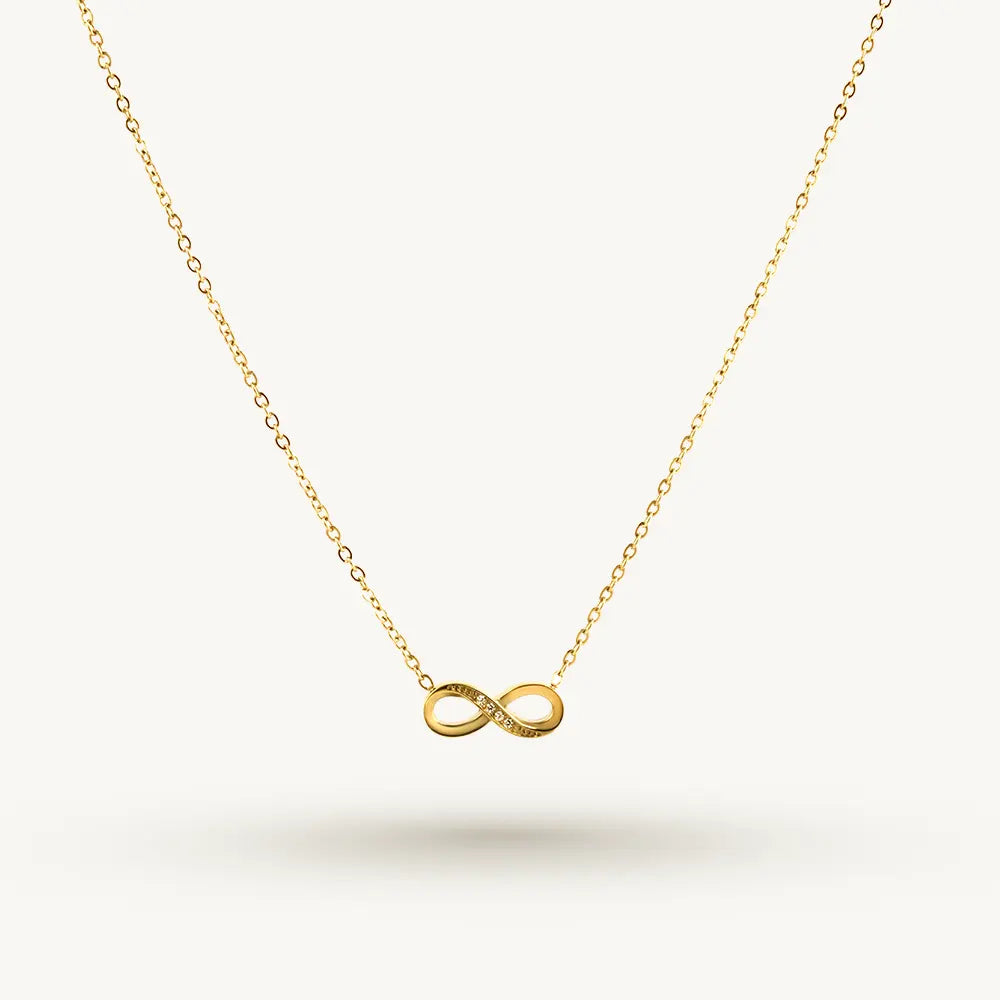Timeless Crystal Infinity Necklace