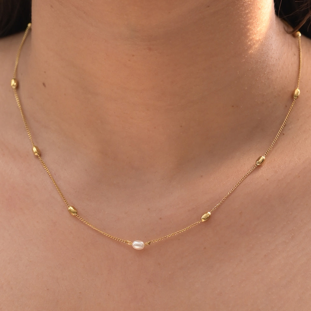 Buy Single Pearl Necklace online- Palmonas – PALMONAS