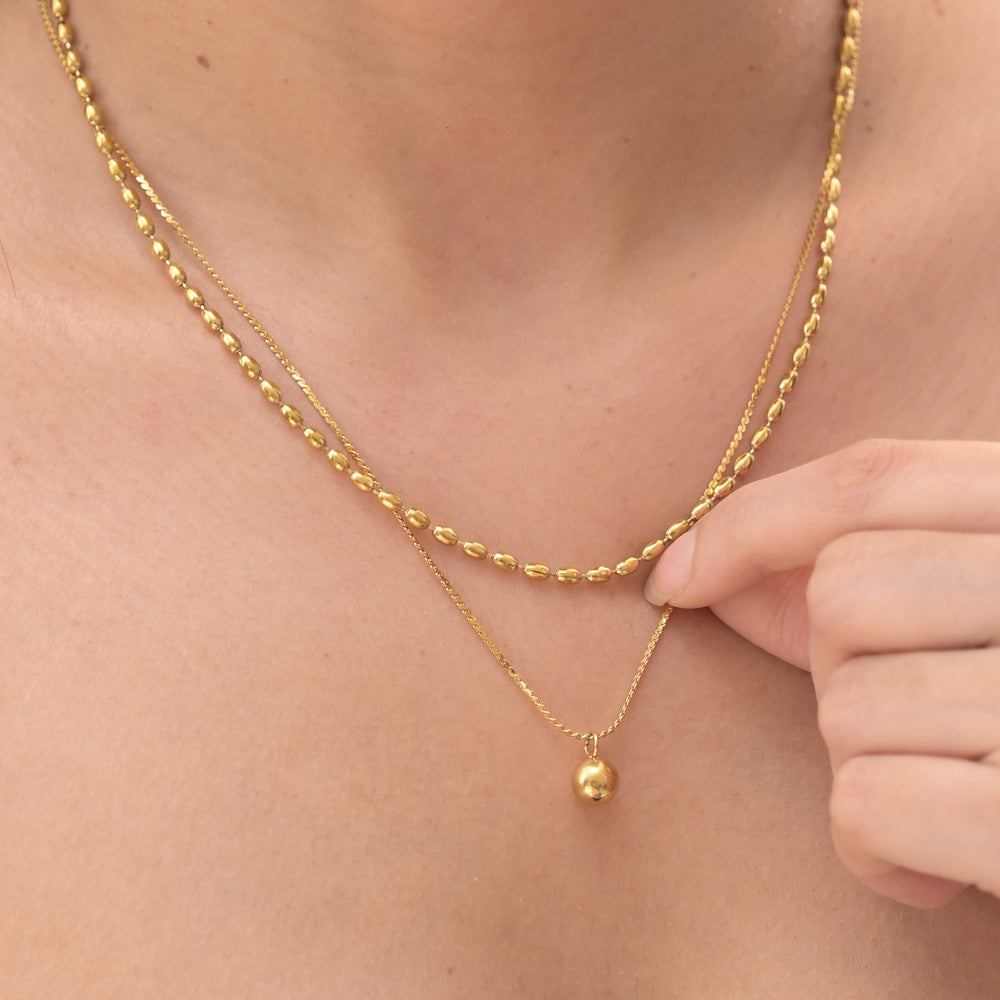 Buy Two-Layered Bead Necklace online- Palmonas – PALMONAS