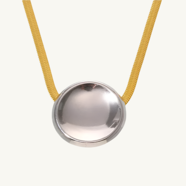 Disc Pendant Necklace