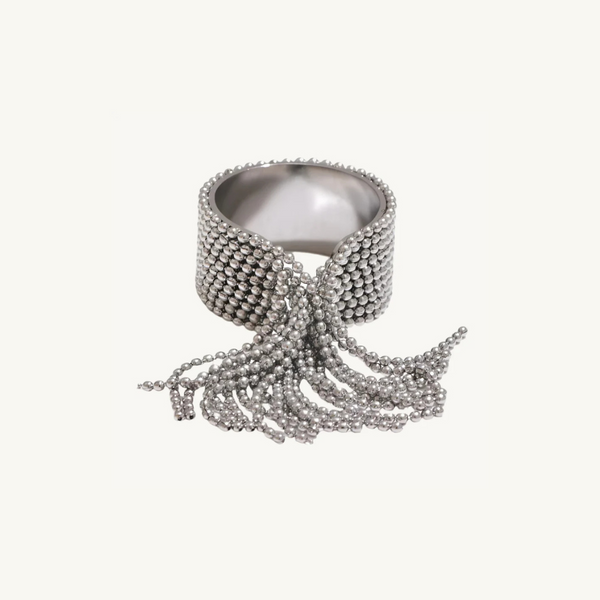 Silver Tassel Ring