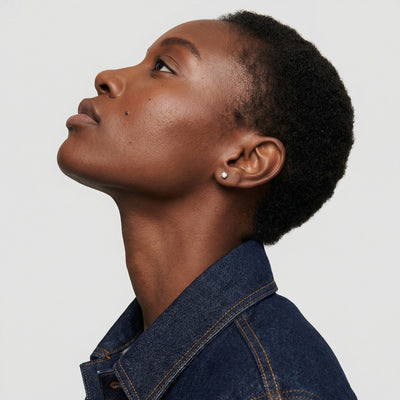 1.02 Carat 9KT Gold Lab Grown Diamond Solitaire Earrings