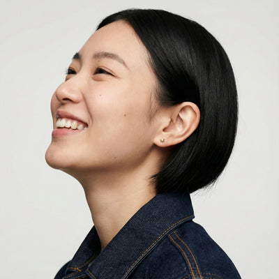 Galaxy Star Sparkling 9KT Gold Lab Grown Diamond Stud Earring