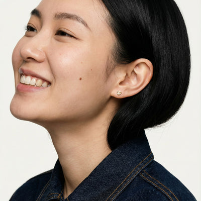 Love's Glow 9KT Gold Lab Grown Diamond Stud Earring