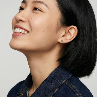 Starvault 9KT Gold Lab Grown Diamond Stud Earring