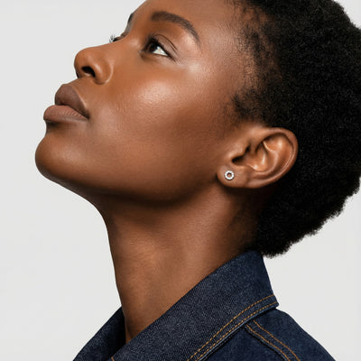 Bloom Inspired 9KT Gold Lab Grown Diamond Stud Earring