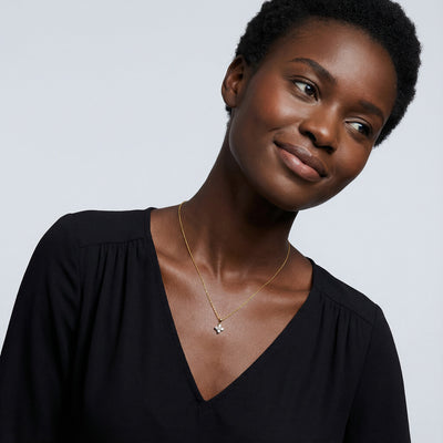 Divine Spark 9KT Gold Lab Grown Diamond Necklace