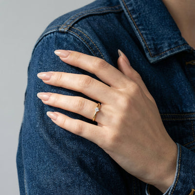 Eternal Spark 9KT Gold Lab Grown Diamond  Ring