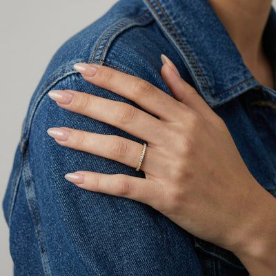 Classic Shine 9KT Gold Lab Grown Diamond Ring