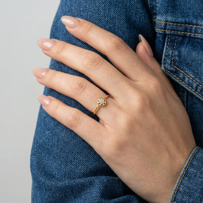 Marigold Spark 9KT Gold Lab Grown Diamond Ring