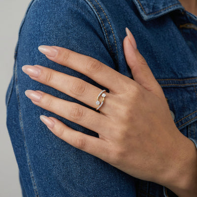 Celestial Dance 9KT Gold Lab Grown Diamond Ring