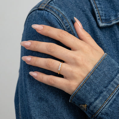 Orbit Linea 9KT Gold Lab Grown Diamond Ring