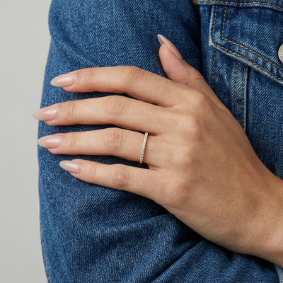 Classic Eternia 9KT Gold Lab Grown Diamond Ring